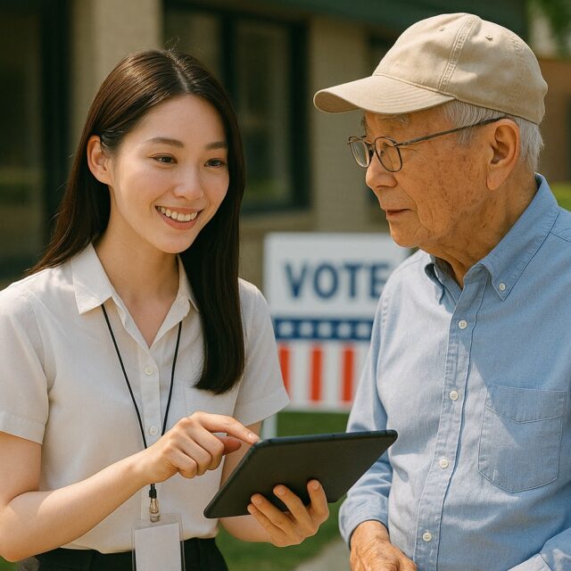 選挙ご老人